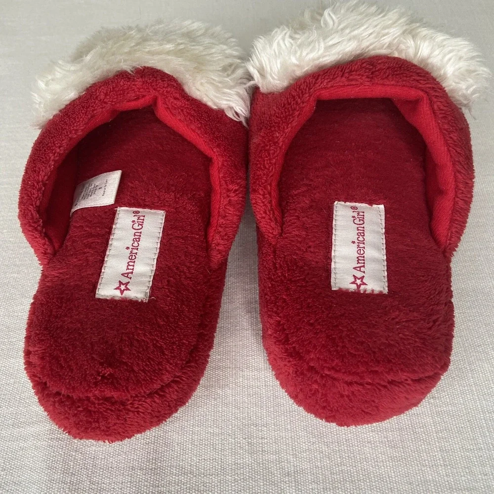 American Girl Doll Coconut Puppy Slippers - Girls Youth size Small 1-3